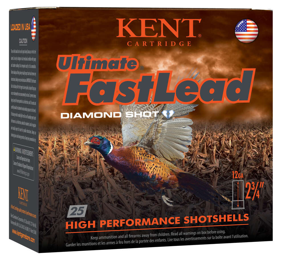 Ammunition Kent Cartridge 1 3/4 oz 12Gauge KENT K123UFL504 ULT FASTLD 12 3IN 4SHT 1-3/4 25/10